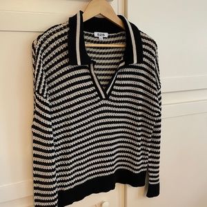 525 Ladies Collared Knit Sweater Size S